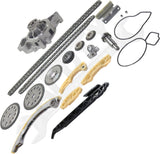 APDTY 172443 Timing Chain Kit 3-pc Kit with Balance Shaft Kit and Water Pump