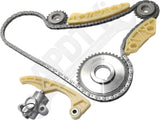 APDTY 172443 Timing Chain Kit 3-pc Kit with Balance Shaft Kit and Water Pump