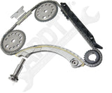APDTY 172443 Timing Chain Kit 3-pc Kit with Balance Shaft Kit and Water Pump