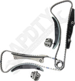 APDTY 172444 Timing Chain Kit 2-pc Kit with Water Pump