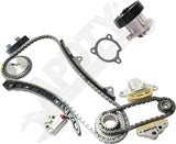 APDTY 172448 Timing Chain Kit 2-pc Kit with Water Pump