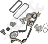 APDTY 172451 Timing Chain Kit 2-pc Kit with Water Pump