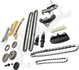 APDTY 172452 Timing Chain Kit SOHC 4.0L Engine 2-pc Kit w/ Water Pump