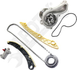 APDTY 172454 Timing Chain Kit 2-pc Kit with Water Pump