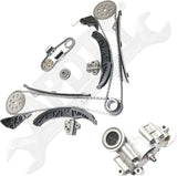 APDTY 172458 Timing Chain Kit Set of 2 with Oil Pump