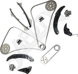 APDTY 172458 Timing Chain Kit Set of 2 with Oil Pump