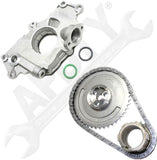 APDTY 172459 Timing Chain Kit 2-pc Kit with Oil Pump