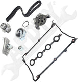 APDTY 172465 Timing Belt Kit 3-pc Kit with Oil Pump and Valve Cover Gasket
