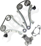 APDTY 172471 Timing Chain Kit 2-pc Kit with Timing Chain Kit and Water Pump