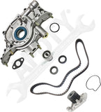 APDTY 172475 Timing Belt Kit 3-pc Kit with Oil Pump and Water Pump