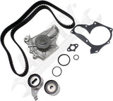 APDTY 172487 Timing Belt Kit 3-pc Kit with Oil Pump and Valve Cover Gasket