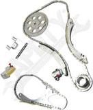 APDTY 172495 Timing Chain Kit 3-pc Kit with Timing Cover and Water Pump