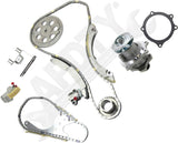 APDTY 172497 Timing Chain Kit 2-pc Kit with Water Pump