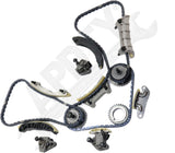 APDTY 172499 Timing Chain Kit 2-pc Kit with Water Pump