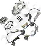 APDTY 172503 Timing Chain Kit 3-pc Kit with Oil Pump and Water Pump