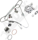 APDTY 172513 Timing Chain Kit 3-pc Kit with Oil Pump and Water Pump