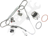APDTY 172514 Timing Chain Kit 2-pc Kit with Water Pump