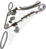 APDTY 172516 Timing Chain Kit 3-pc Kit with Oil Pump and Water Pump