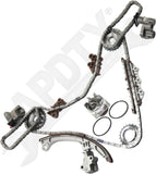 APDTY 172517 Timing Chain Kit 2-pc Kit with Water Pump