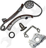 APDTY 172520 Timing Chain Kit 2-pc Kit with Oil Pump