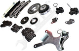 APDTY 172532 Timing Chain Kit SOHC 3.7L Engine 2-pc Kit w/ Water Pump