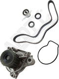 APDTY 172561 Timing Belt Kit 2-pc Kit 1.6L Eng. with Water Pump
