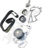 APDTY 172715 Timing Belt Kit w/ Water Pump and Tensioner 6 Cyl 2.5L/2.7L eng.