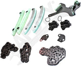 APDTY 172719 Timing Chain Kit without Cam Sprockets JTEC and NGC Design