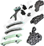 APDTY 172719 Timing Chain Kit without Cam Sprockets JTEC and NGC Design