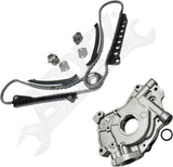 APDTY 172762 Timing Chain Kit Set of 2 with Oil Pump 8 Cyl 5.4L eng.