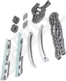 APDTY 172764 Timing Chain Kit without Gears 2-pc Kit with Oil Pump