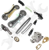 APDTY 172766 Timing Chain Kit with Gears with Oil Pump