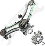 APDTY 172768 Timing Chain Kit 2-pc Kit with Oil Pump