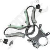 APDTY 172769 Timing Chain Kit 2-pc Kit with Oil Pump