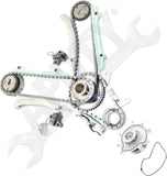 APDTY 172771 Timing Chain Kit SOHC 4.7L Engine 2-pc Kit w/ Water Pump
