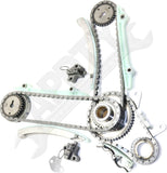 APDTY 172771 Timing Chain Kit SOHC 4.7L Engine 2-pc Kit w/ Water Pump