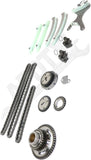 APDTY 172771 Timing Chain Kit SOHC 4.7L Engine 2-pc Kit w/ Water Pump