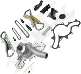 APDTY 172772 Timing Chain Kit SOHC 4.0L Engine 2-pc Kit w/ Water Pump