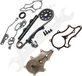 APDTY 172774 Timing Chain Kit SOHC 2.4L Engine 2-pc Kit w/ Water Pump