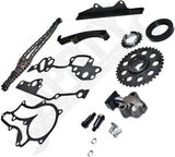 APDTY 172774 Timing Chain Kit SOHC 2.4L Engine 2-pc Kit w/ Water Pump