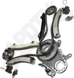 APDTY 172777 Timing Chain Kit 2-pc Kit 6 Cyl 3.7L Engine w/ Cylinder Head Gasket