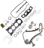 APDTY 172782 Timing Chain Kit 2-pc Kit w/ Cylinder Head Gasket