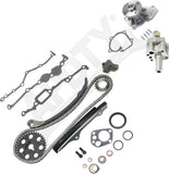 APDTY 172804 Timing Chain Kit 3-pc Kit with Oil Pump and Water Pump