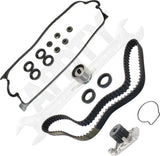 APDTY 172808 Timing Belt Kit 3-pc Kit with Valve Cover Gasket and Water Pump