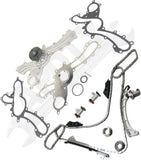 APDTY 172811 Timing Chain Kit 2-pc Kit with Water Pump