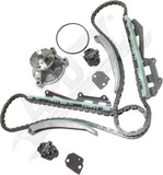 APDTY 172816 Timing Chain Kit 2-pc Kit with Water Pump
