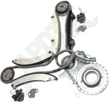 APDTY 172834 Timing Chain Kit SOHC 3.7L Engine 2-pc Kit w/ Water Pump