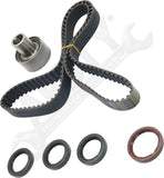 APDTY 172873 Timing Belt Kit Black w/ 1 Timing Belt and 1 Timing Belt Tensioner