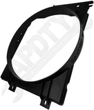 APDTY 173024 Automotive Cooling Fan Shroud; Left Hand Drive; Replaces 52027925AC