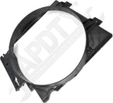 APDTY 173024 Automotive Cooling Fan Shroud; Left Hand Drive; Replaces 52027925AC